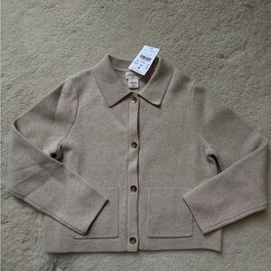 Crewcuts girls Kids size 5 Beige cardigan